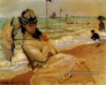 Camille sur la plage à Trouville Claude Monet